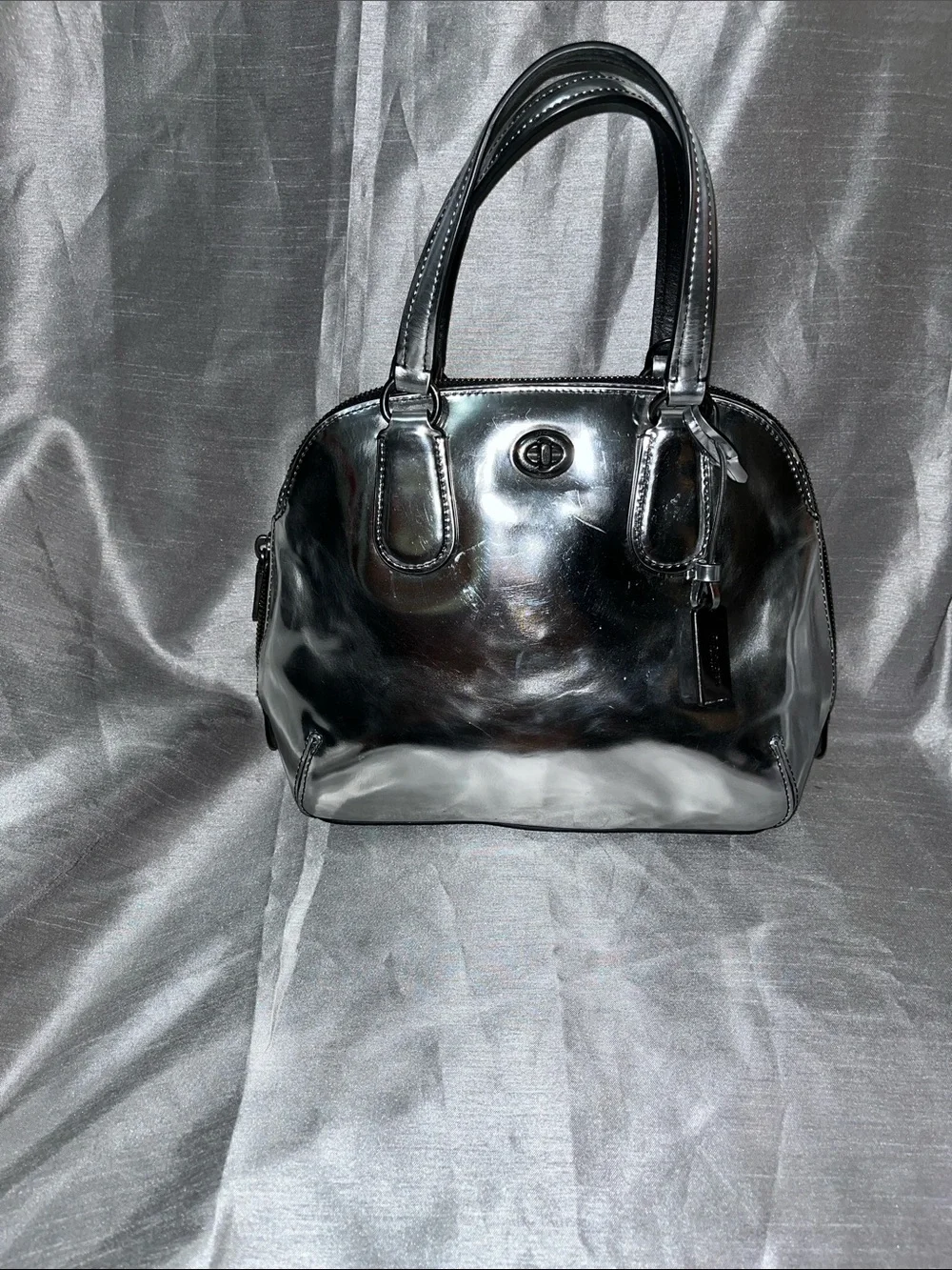 Mirrored Coach Bag